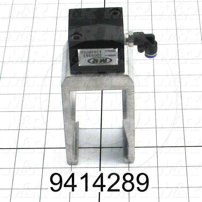 Fabricated Parts, Air Lock Clamp Assembly, 7.30 in. Length, 2.38 in. Width