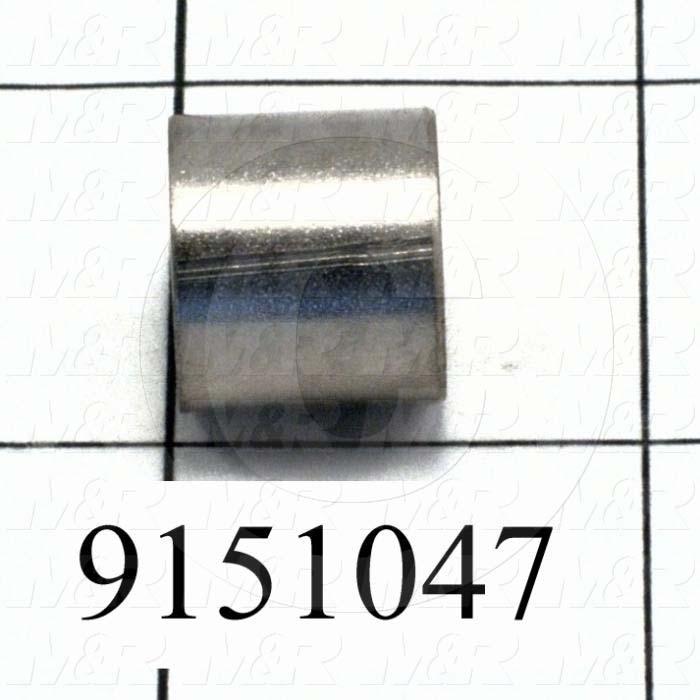 Fabricated Parts, Air Lock Spacer, 0.44 in. Length, 0.63 in. Diameter
