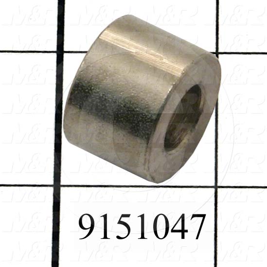 Fabricated Parts, Air Lock Spacer, 0.44 in. Length, 0.63 in. Diameter