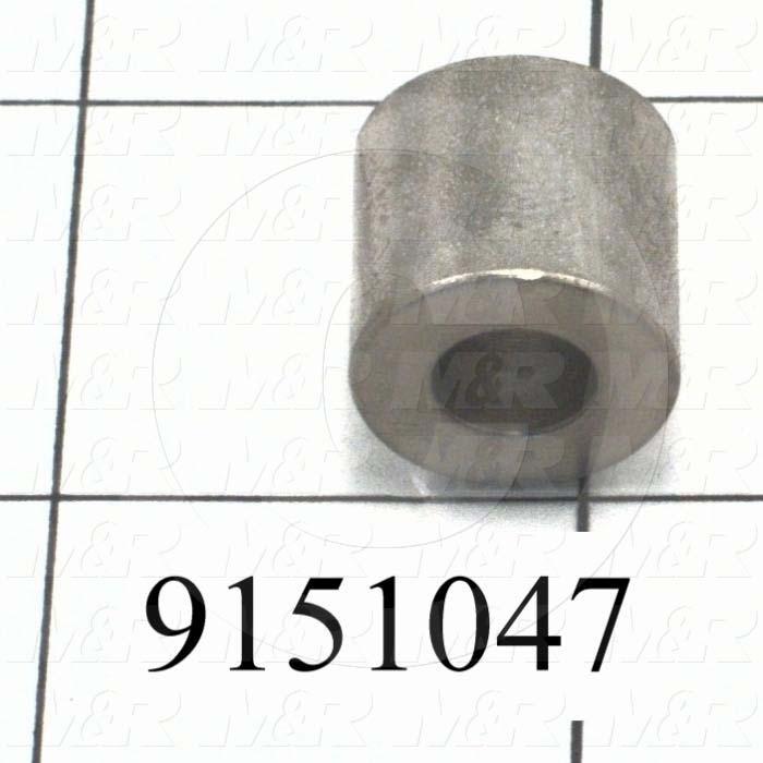 Fabricated Parts, Air Lock Spacer, 0.44 in. Length, 0.63 in. Diameter
