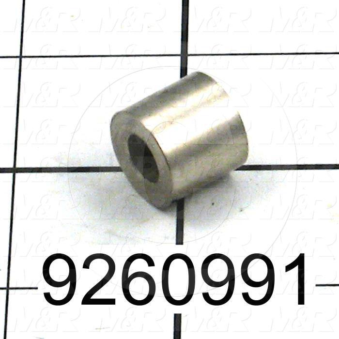 Fabricated Parts, Air Lock Spacer, 0.56 in. Length, 0.63 in. Diameter