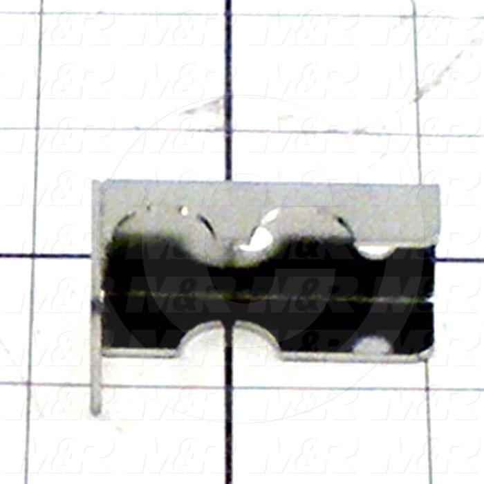 Fabricated Parts, Air Lock Switch Mounting Channel, 1.75 in. Length, 1.00 in. Width, 1.00 in. Height