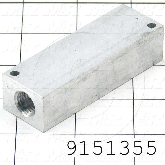 Fabricated Parts, Air Manifold, 3.00 in. Length, 1.00 in. Width, 0.75 in. Height