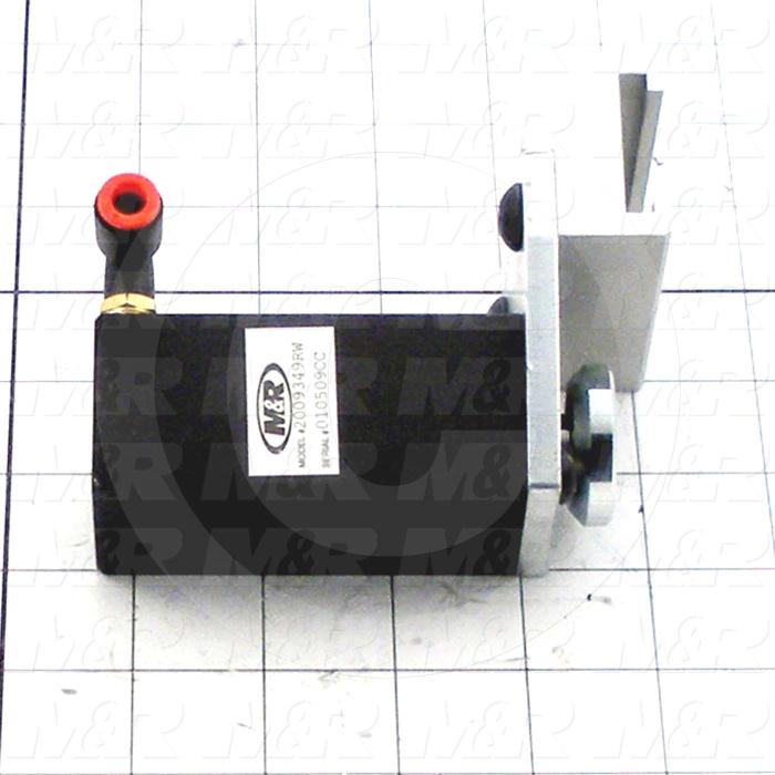 Fabricated Parts, Air Screen Clamp Assembly, 3.54 in. Length, 2.50 in. Width, 4.13 in. Height