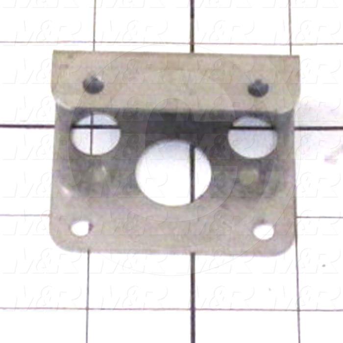 Fabricated Parts, Air Switch Bracket Du, 2.37 in. Length, 1.75 in. Width, 0.94 in. Height, 16 GA Thickness, As Material Finish