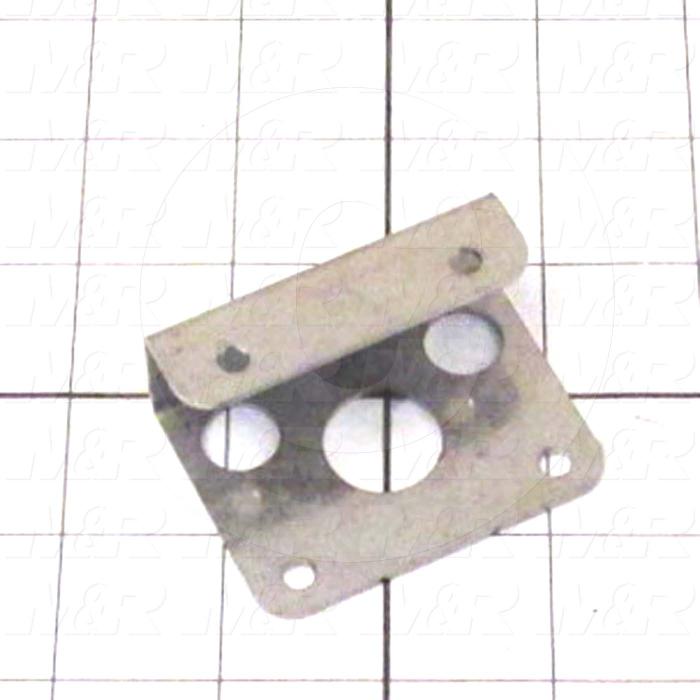 Fabricated Parts, Air Switch Bracket Du, 2.37 in. Length, 1.75 in. Width, 0.94 in. Height, 16 GA Thickness, As Material Finish