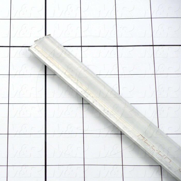Fabricated Parts, Aluminum Insert, 0.75 in. Length, 0.13 in. Width, 0.050 in. Thickness