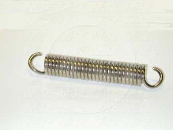 Fabricated Parts, Arm Spring, 5.00 in. Length, 1.00 in. Diameter, OC50002 Decorative Chrome Plating Finish