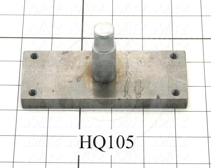 Fabricated Parts, Axle Assembly, 5.25 in. Length, 2.00 in. Width, 2.56 in. Height, 0.75 in. Diameter, Hard Chromium Finish