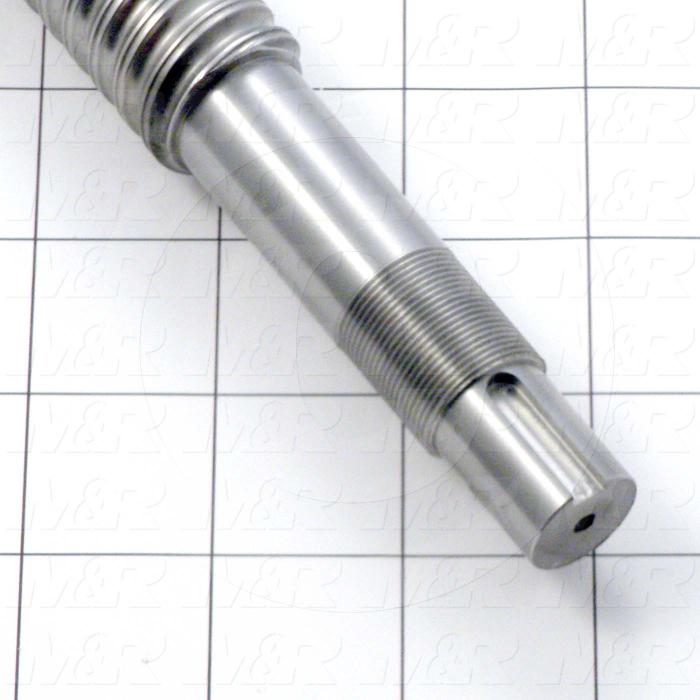 Fabricated Parts, Ball Bearing Screw, 25.50 in. Length, 0.79 in. Diameter