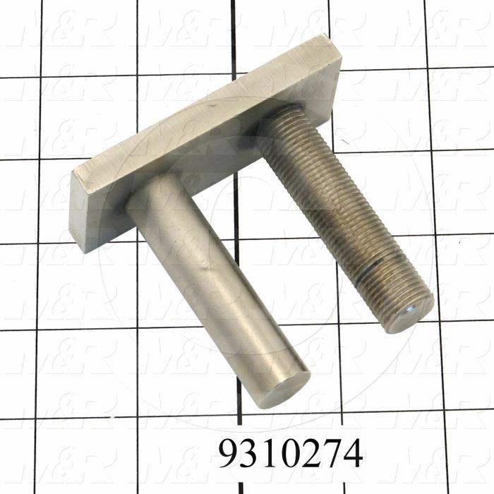 Fabricated Parts, Base Adjustment Weldment, 3.00 in. Length, 1.50 in. Width, 2.85 in. Height
