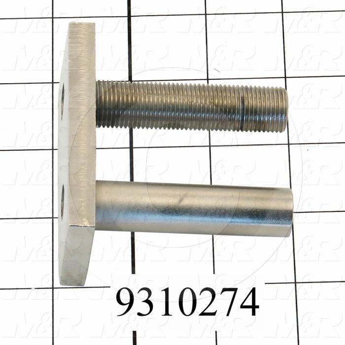 Fabricated Parts, Base Adjustment Weldment, 3.00 in. Length, 1.50 in. Width, 2.85 in. Height