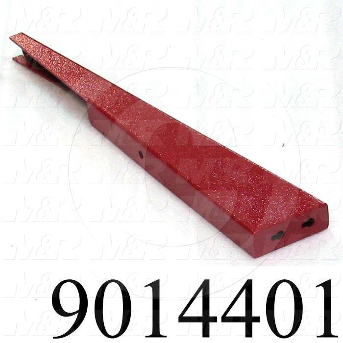 Fabricated Parts, Base Leg 20.04" F, 20.04 in. Length, 3.75 in. Width, 1.25 in. Height, Painted Blue Finish