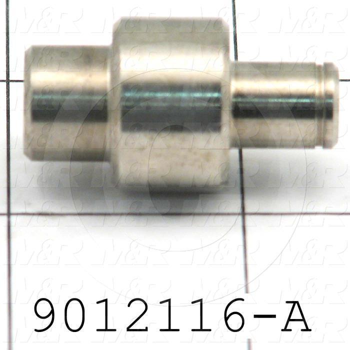Fabricated Parts, Bear Mounting Shaft, 1.34 in. Length, 0.75 in. Diameter