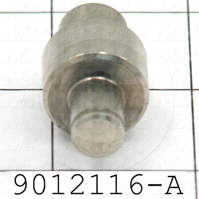 Fabricated Parts, Bear Mounting Shaft, 1.34 in. Length, 0.75 in. Diameter