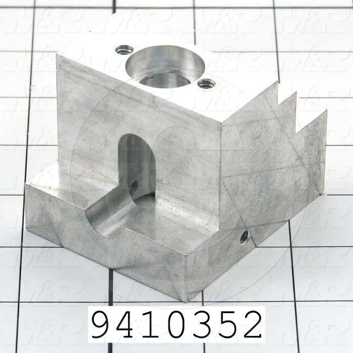 Fabricated Parts, Bearing Block, 2.65 in. Length, 2.05 in. Width, 2.25 in. Height