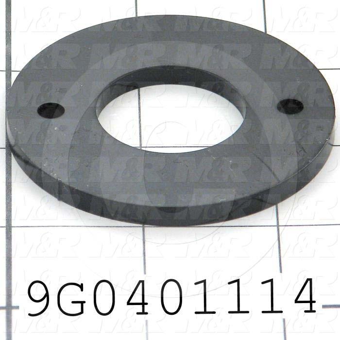 Fabricated Parts, Bearing Bracket "A", 2.50 in. Diameter, 0.188 in. Thickness