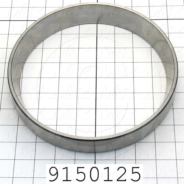 Fabricated Parts, Bearing Cup, 1.31 in. Width, 8.88 in. Diameter