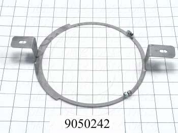 Fabricated Parts, Bearing Holder Ring, 14.15 in. Length, 7.44 in. Width, 1.62 in. Height