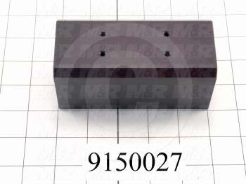 Fabricated Parts, Bearing Housing Block, 5.00 in. Length, 2.25 in. Width, 2.25 in. Height