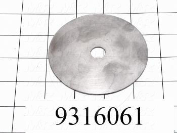 Fabricated Parts, Bed Lockplate Spacer, 3.50 in. Diameter, 18 GA Thickness