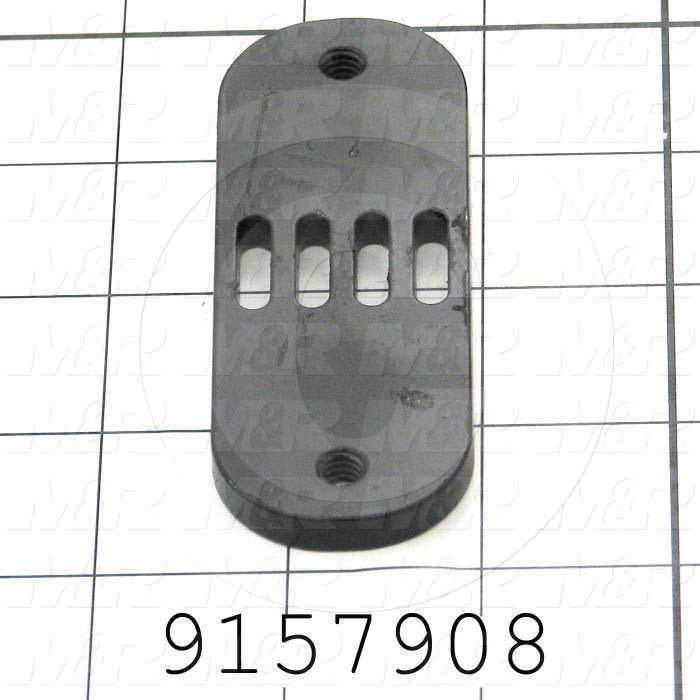 Fabricated Parts, Belt Lock, 3.75 in. Length, 1.38 in. Width, 0.25 in. Thickness