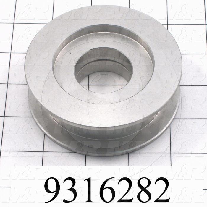 Fabricated Parts, Belt Take-up Sprocket, 1.19 in. Width, 2.94 in. Diameter