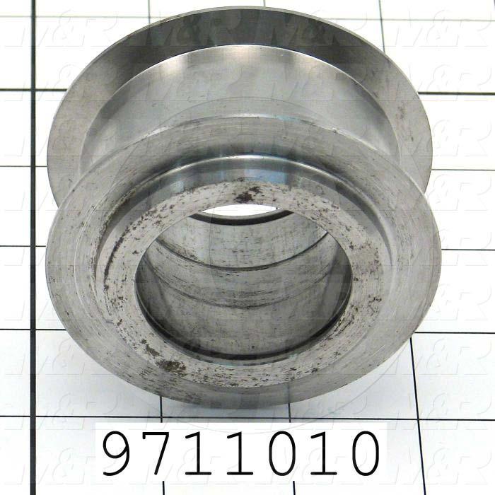 Fabricated Parts, Belt Tension Sprocket, 1.75 in. Length, 3.00 in. Diameter, 1.00 in. Thickness