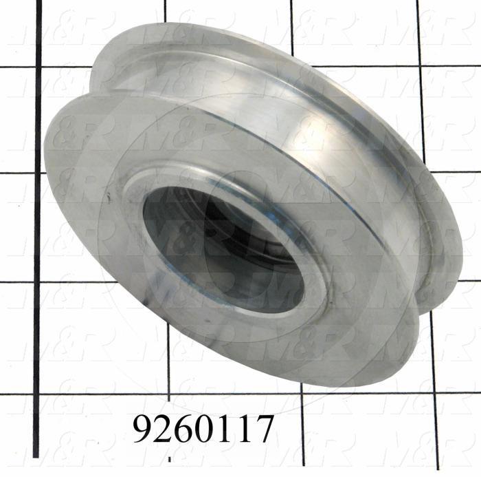 Fabricated Parts, Belt Tension Sprocket, 3.19 in. Diameter, 0.92 in. Thickness