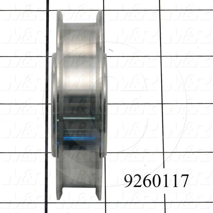 Fabricated Parts, Belt Tension Sprocket, 3.19 in. Diameter, 0.92 in. Thickness