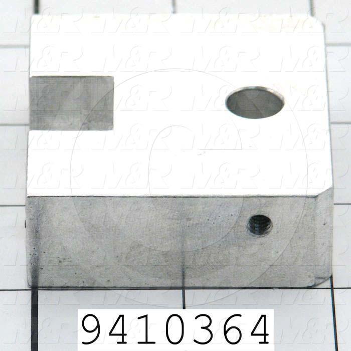Fabricated Parts, Block, 2.25 in. Length, 0.75 in. Width, 2.06 in. Height