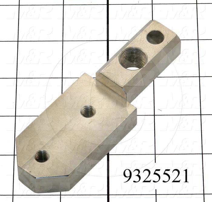 Fabricated Parts, Block, 4.63 in. Length, 1.50 in. Width, 1.00 in. Height