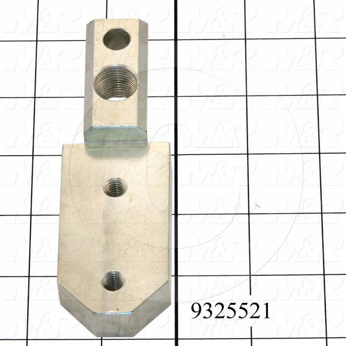 Fabricated Parts, Block, 4.63 in. Length, 1.50 in. Width, 1.00 in. Height
