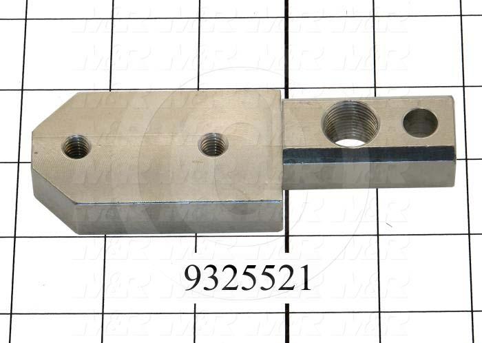 Fabricated Parts, Block, 4.63 in. Length, 1.50 in. Width, 1.00 in. Height