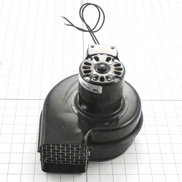 Fabricated Parts, Blower Assembly, 8.50 in. Width, 7.00 in. Height, With Safety Screen, 230V, 160cfm