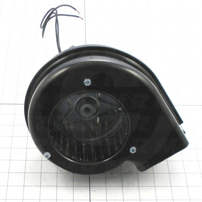 Fabricated Parts, Blower Assembly, 8.50 in. Width, 7.00 in. Height, With Safety Screen, 230V, 160cfm