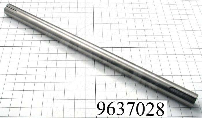 Fabricated Parts, Blower Shaft, 24.00 in. Length, 1.44 in. Diameter