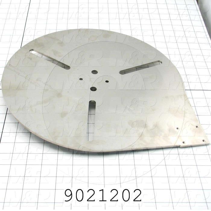 Fabricated Parts, Bottom Plate, 14.00 in. Length