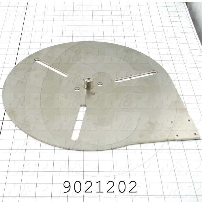 Fabricated Parts, Bottom Plate, 14.00 in. Length