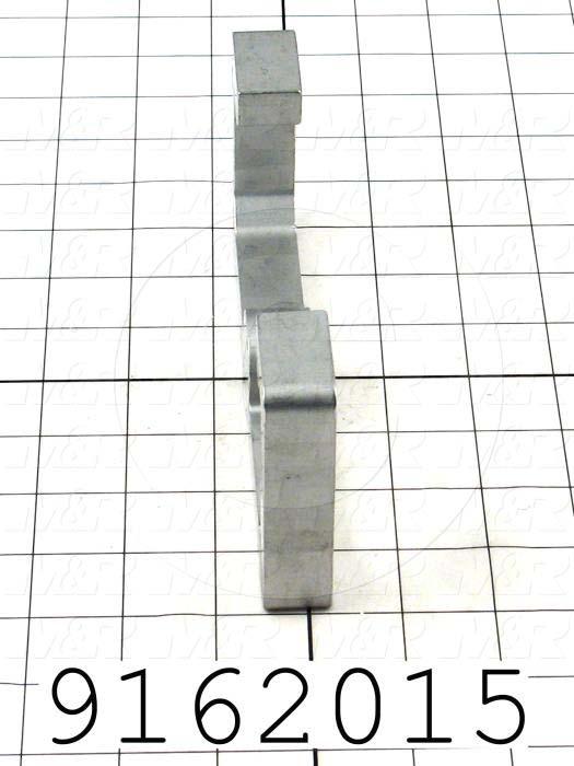 Fabricated Parts, Bracket, 7.06 in. Length, 3.00 in. Width, 0.75 in. Thickness