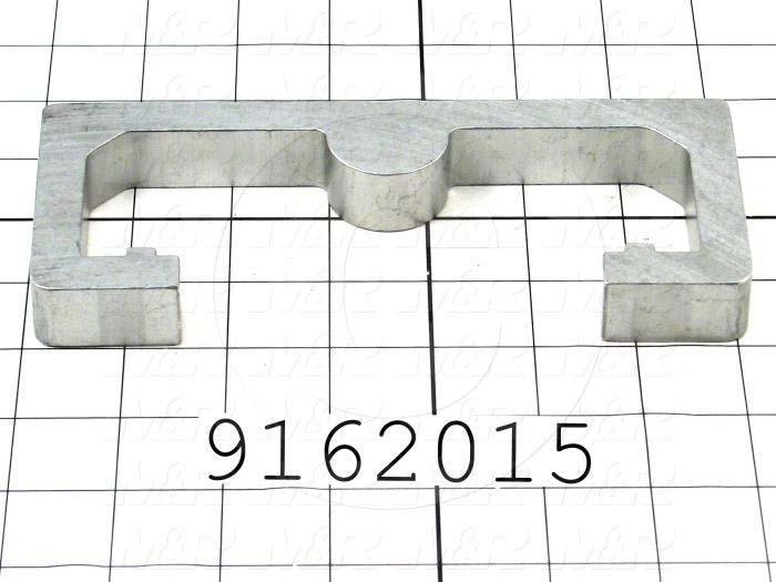 Fabricated Parts, Bracket, 7.06 in. Length, 3.00 in. Width, 0.75 in. Thickness