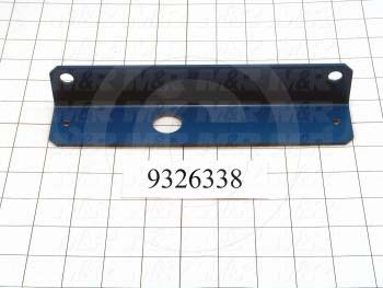 Fabricated Parts, Bracket, 9.00 in. Length, 1.75 in. Width, 1.63 in. Height, 12 GA Thickness