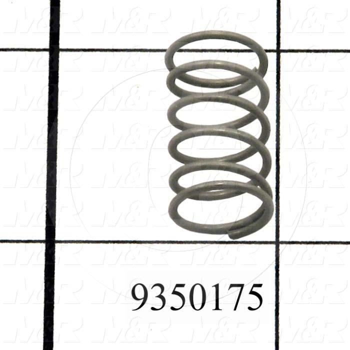 Fabricated Parts, Bracket Locking Spring, 0.81 in. Length, 0.47 in. Diameter