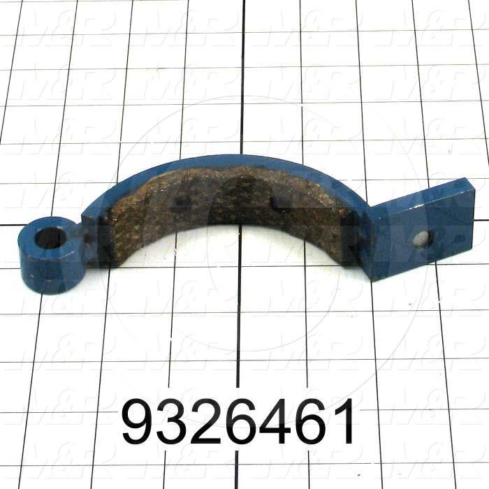 Fabricated Parts, Brake Shoe Assembly, 6.50 in. Length, 1.25 in. Width, 2.92 in. Height, Left Side