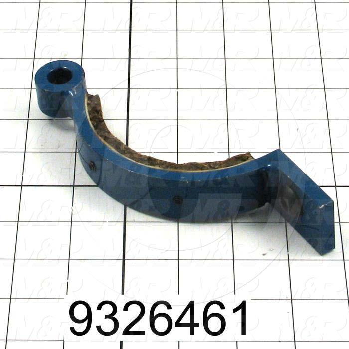 Fabricated Parts, Brake Shoe Assembly, 6.50 in. Length, 1.25 in. Width, 2.92 in. Height, Left Side