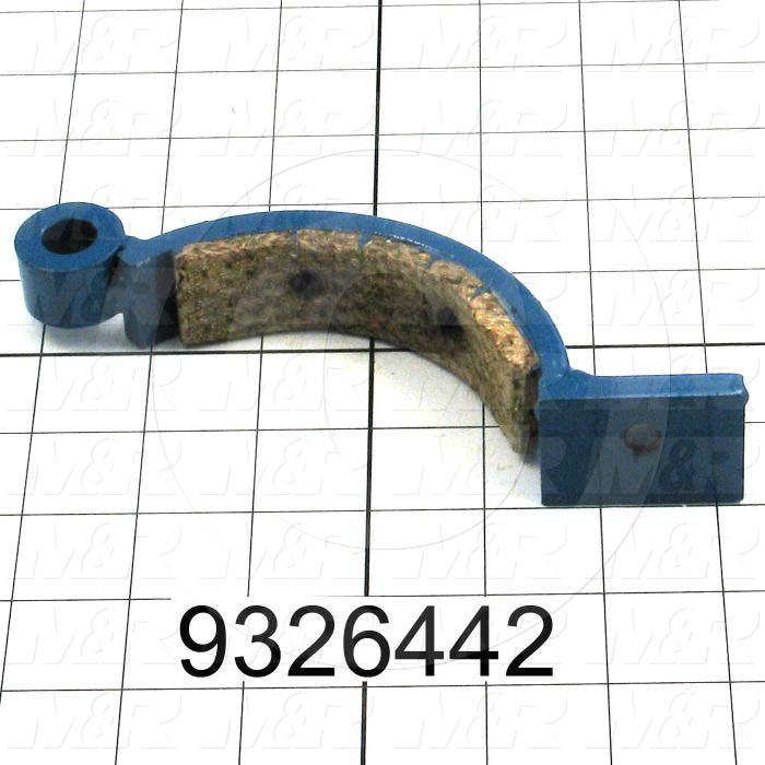 Fabricated Parts, Brake Shoe Assembly, 6.50 in. Length, 1.25 in. Width, 2.92 in. Height, Right Side