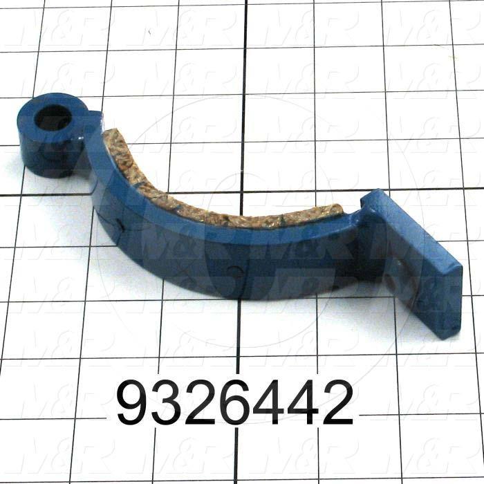 Fabricated Parts, Brake Shoe Assembly, 6.50 in. Length, 1.25 in. Width, 2.92 in. Height, Right Side