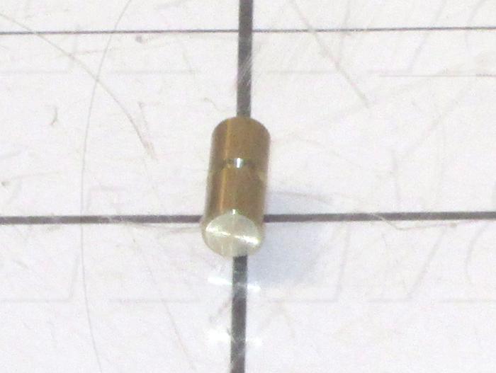 Fabricated Parts, Brass Dowel Pin 1/2", 0.50 in. Length, 0.50 in. Diameter