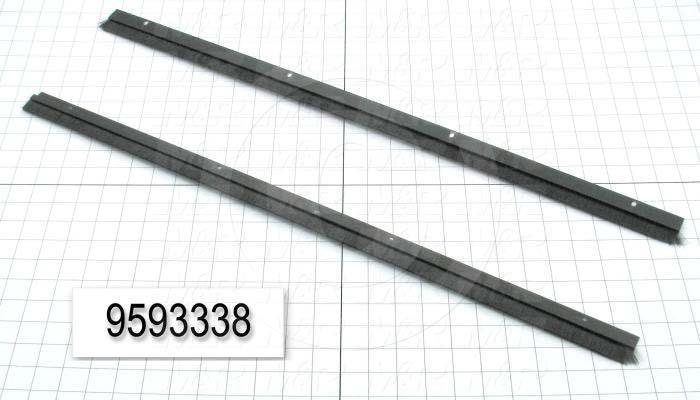 Fabricated Parts, Brush Sweep, 28.00 in. Length, 1.42 in. Width, 0.30 in. Height