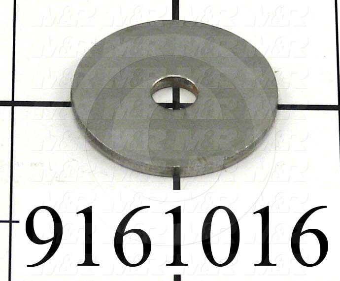 Fabricated Parts, Bumper Back Spacer, 1.25 in. Diameter, 12 GA Thickness